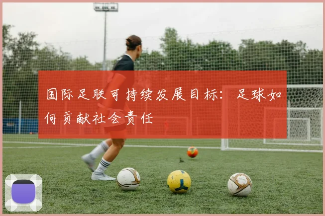 国际足联可持续发展目标：足球如何贡献社会责任